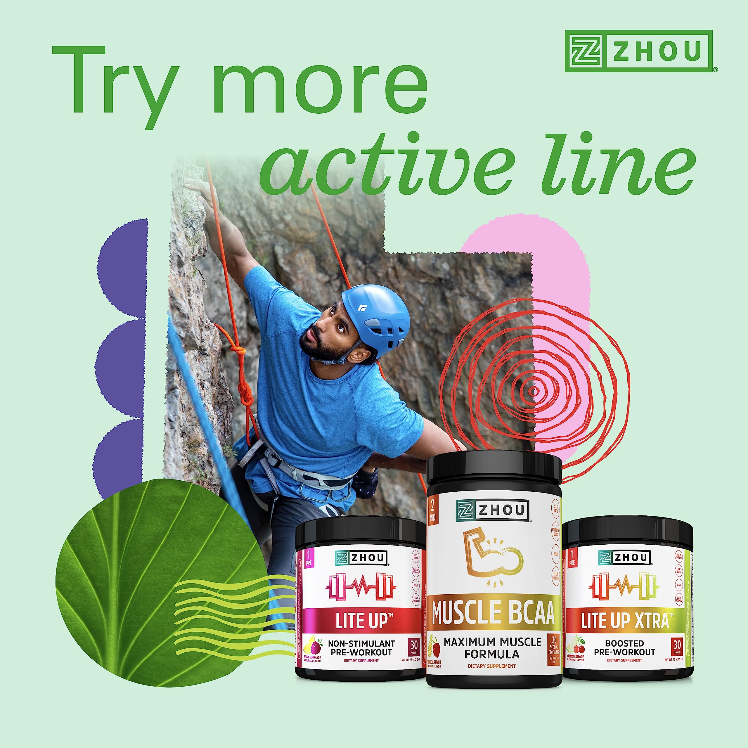 Zhou Nutrition Hydro Fuel, Sugar Free Electrolyte Powder, Replenish Nutrients, Restore